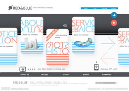 韩国精品网页模板图片在网页与网站设计中的创新应用
